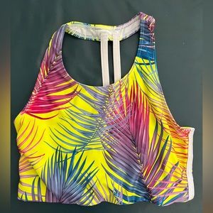 Palm trees sports tank girls